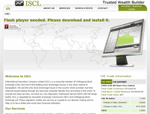 Tablet Screenshot of isclbd.com